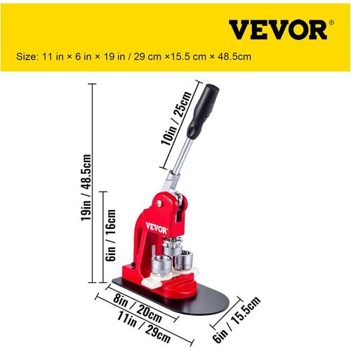 VEVOR 1 Inch 25mm Button Press Machine