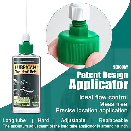SEKODAY Silicone Treadmill Belt Lubricant, 4.2 Ounce Gibbs Direct SEKODAY Silicone Treadmill Belt Lubricant, 4.2 Ounce Gibbs Direct