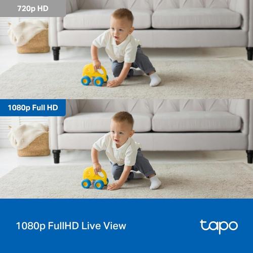 Tapo 1080p Indoor/Outdoor Security Camera - 360° View, Night Vision, SD/Cloud Storage