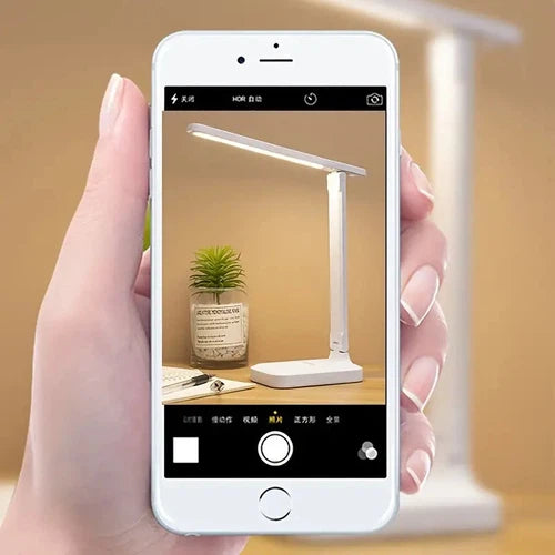 Portable Eye-Care LED Desk Lamp: Dimmable Touch Control, 6000mAh USB Rechargeable