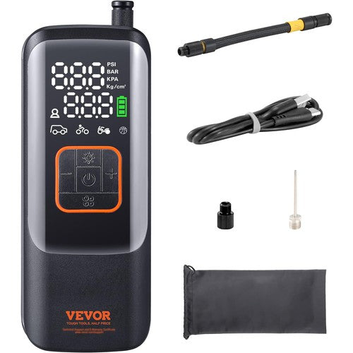 VEVOR 150PSI Tire Inflator w/ Auto Shut-Off and LCD Screen 