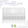 Dream On Me Synergy 5-in-1 Convertible Full-Size Baby Crib