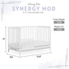 Dream On Me Synergy 5-in-1 Convertible Full-Size Baby Crib