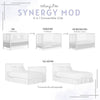 Dream On Me Synergy 5-in-1 Convertible Full-Size Baby Crib