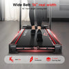 RHYTHM FUN Incline Foldable Walking Pad w/ Handle Bar, NO INCLINE, 300 Lbs