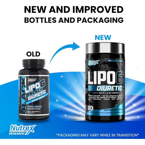 Nutrex Research - Lipo 6 Black Diuretic Water Pills 