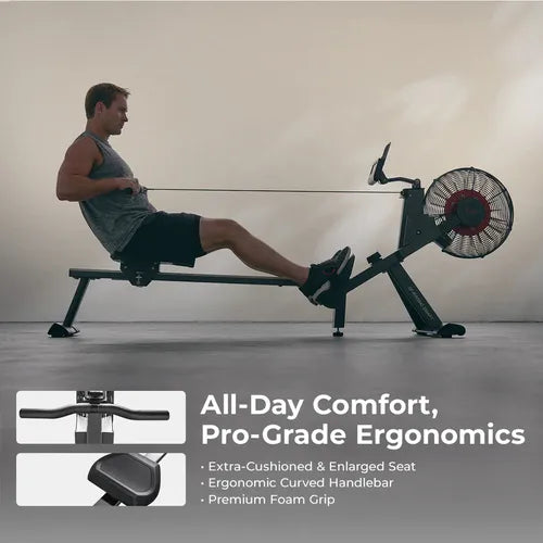 Sunny Health & Fitness Smart Magnetic Air Rower – Gibbs Direct