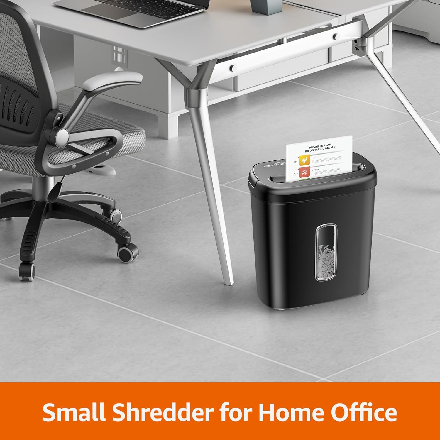 Amazon Basics 8-Sheet Cross Cut Paper Shredder and Credit Card Shredder