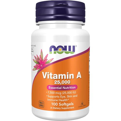 NOW Supplements Vitamin A 25,000 IU