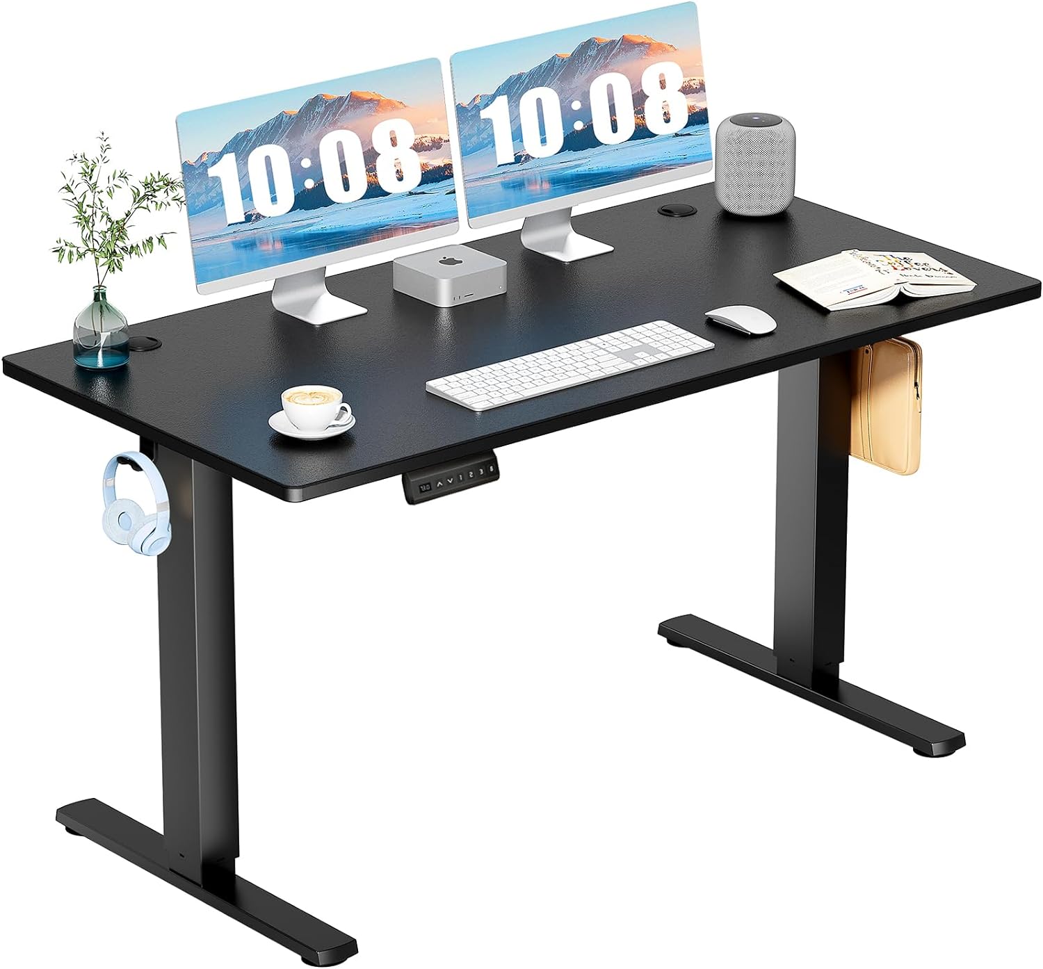 Sweetcrispy Electric Adjustable Standing Desk 55"x24''