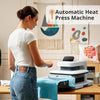 HTVRONT Auto Heat Press 2 - Adjustable Pressure & Higher Heating Height