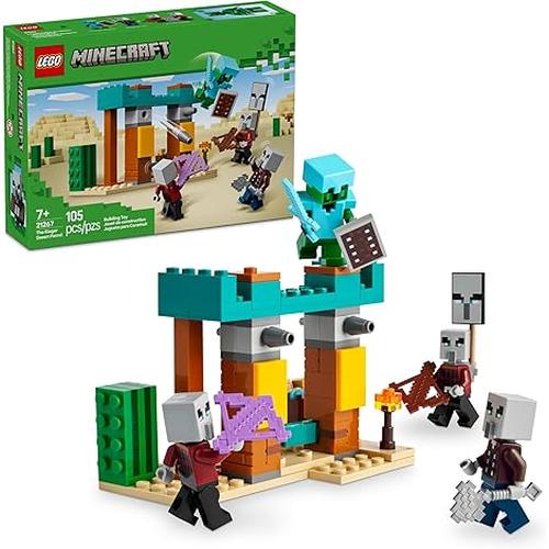LEGO Minecraft The Illager Desert Patrol Toy Figures & Playset