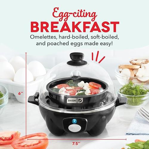 DASH Rapid Egg Cooker, 7 Egg Capacity w/Auto-Shutoff