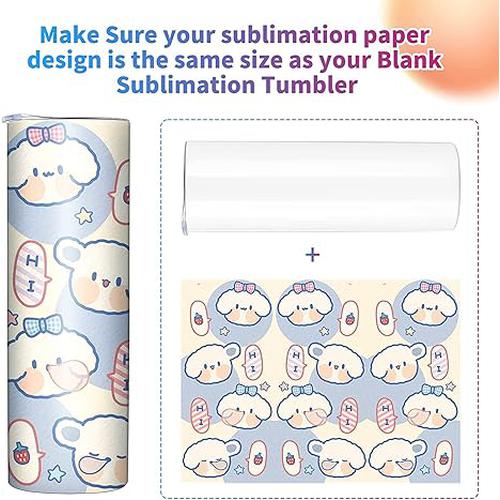 Sublimation Tumbler Width Measure Ruler - 24"