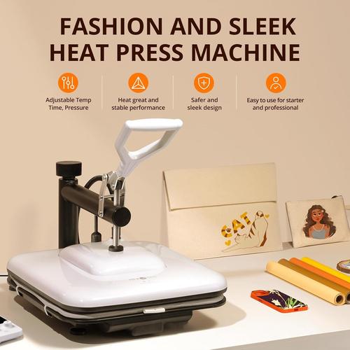 HTVRONT Heat Press Machine 15x15 - Swing Away