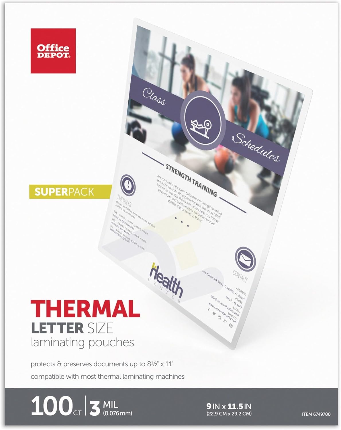 Laminating Pouches, Letter, Tabloid & ID Size