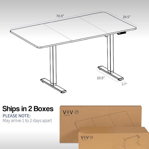 VIVO Electric 71 X 30 Inch Standing Desk