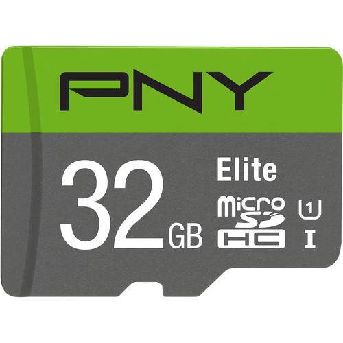 PNY Elite™ Dash Camera Class 10 U1 V10 microSDHC Flash Memory Card