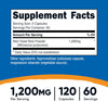 Nutricost Red Yeast Rice 1200mg, 120 Capsules - 60 Servings
