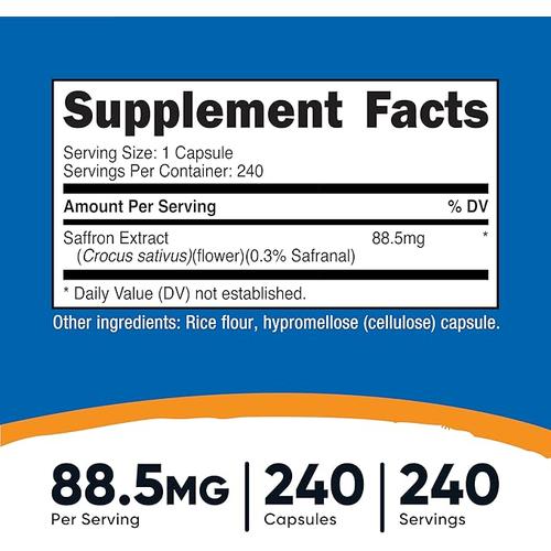 Nutricost Saffron Extract 88.5mg