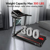 RHYTHM FUN Foldable Treadmill with 8% Incline & 8.0 MPH