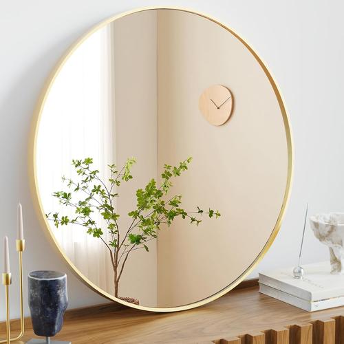 Sweetcrispy Round Wall Mirror 24"