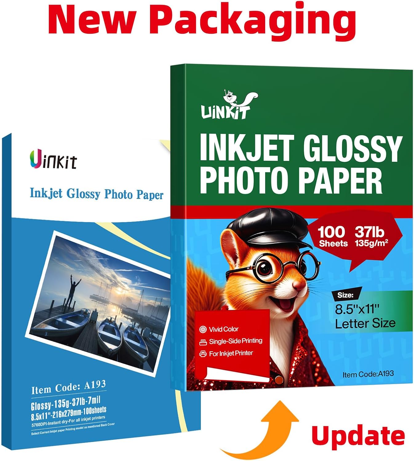 Uinkit Inkjet Glossy Photo Paper - Thin