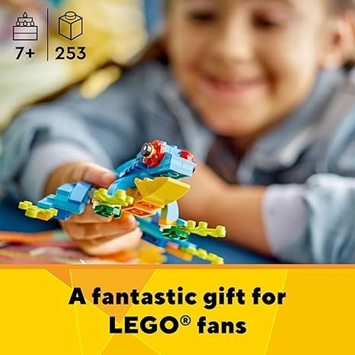 LEGO Creator 3 in 1 Exotic Parrot, Frog, Fish Building Toy Set