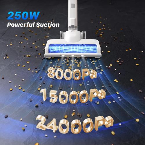 DUMOS Cordless Vacuum Cleaner, 24Kpa Lightweight