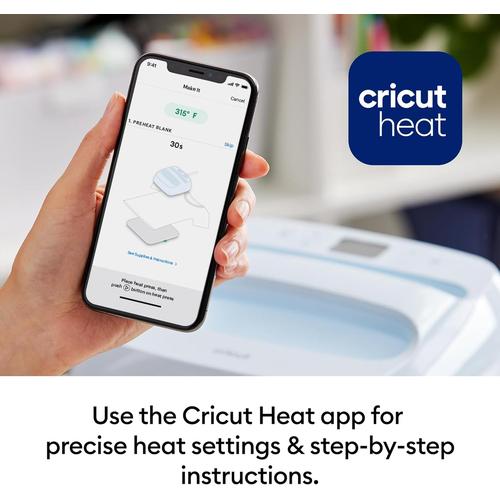 Cricut EasyPress 3 Heat Press Machine (9"x 9") with Heat Press Mat (12" x 12")