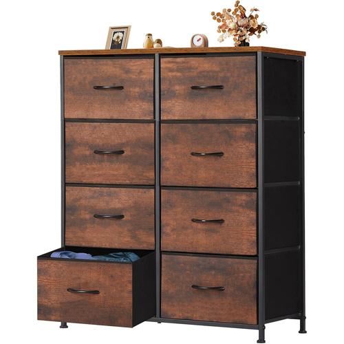 OLIXIS 8 Fabric Drawer Dresser w/Metal Frame