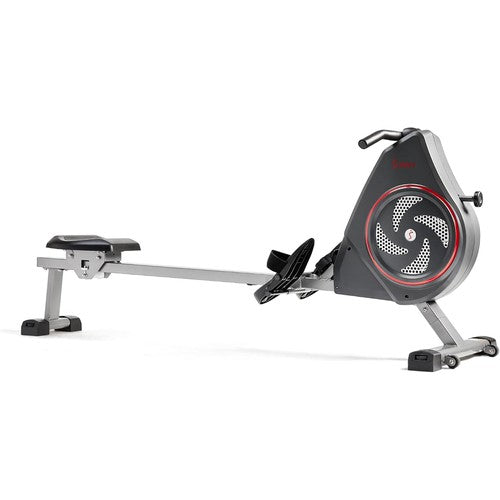 Sunny Health & Fitness Magnetic Rowing Machine Rower, 11 Lb. Flywheel, Tablet Holder