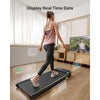 UREVO E4 Walking Pad, Portable Desk Treadmill w/ Double Shock Absorption, 265 Lb Capacity