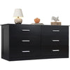 WLIVE 6 Drawer Modern Minimalist Chest of Drawers/Dresser