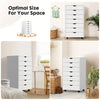 OLIXIS 7-Drawer Mobile File Cabinet