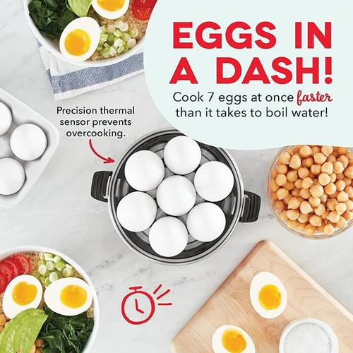 DASH Rapid Egg Cooker, 7 Egg Capacity w/Auto-Shutoff
