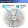 Lasko Oscillating Pedestal Fan, 3 Speed, 18
