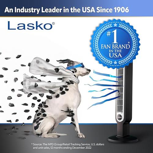 Lasko Oscillating Pedestal Fan, 3 Speed, 18"