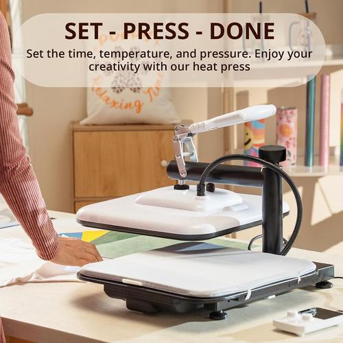 HTVRONT Heat Press Machine 15x15 - Swing Away