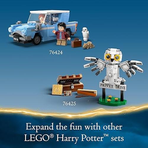 LEGO Harry Potter Flying Ford Anglia, Buildable Car Toy w/ 2 Minifigures