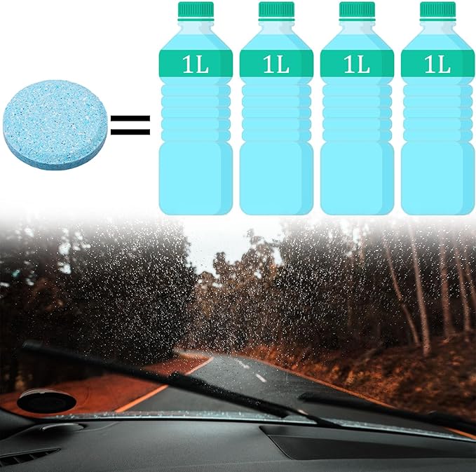 Beieverluck Car Windshield Washer Fluid Concentrated Tablets