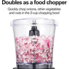 Hamilton Beach Power Elite Blender with 3-Cup Vegetable Chopper, 40oz Glass Jar