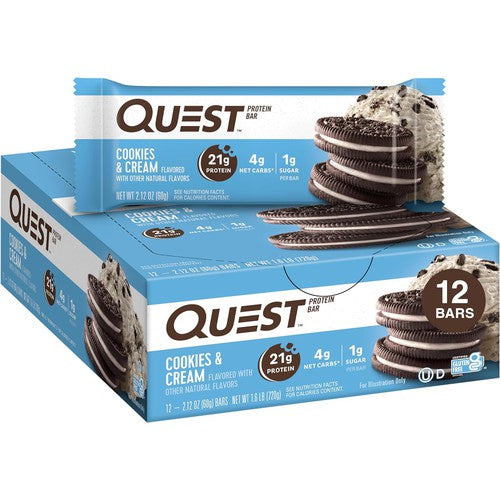 Quest Nutrition Protein Bars, High Protein, Low Carb, Gluten Free, Keto Friendly