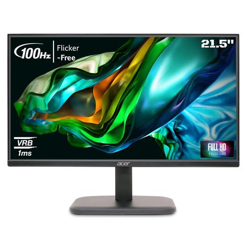 Acer 21.5" Full HD (1920x1080) LCD Monitor with LED Back Light I 1 MS VRB, 100Hz Refresh