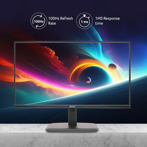 Acer 21.5" Full HD (1920x1080) LCD Monitor with LED Back Light I 1 MS VRB, 100Hz Refresh