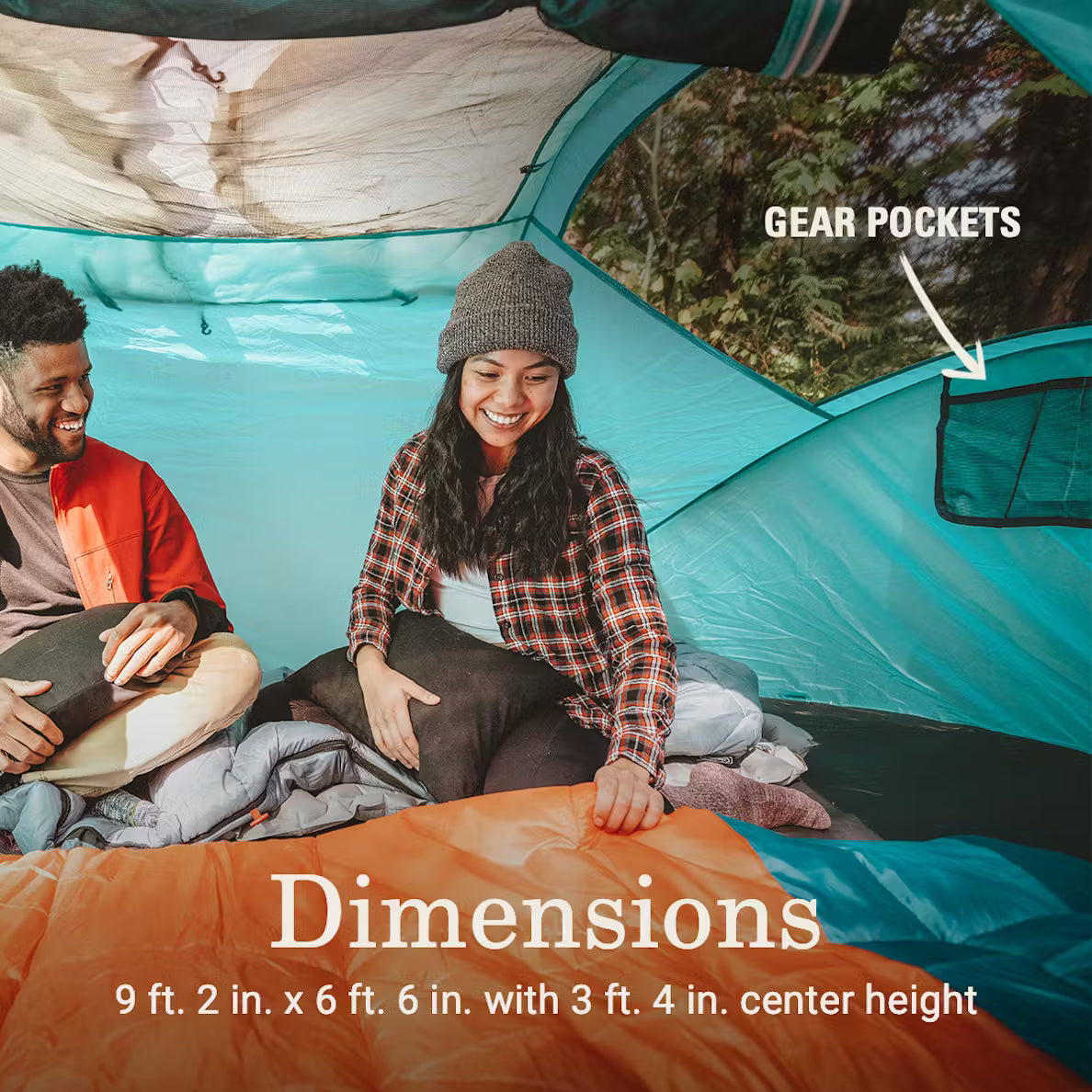 Coleman Pop-Up 4-Person Tent, Quick Set-up
