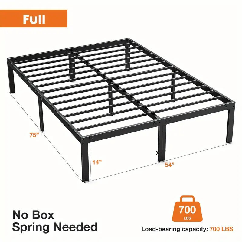 EDX Steel Bedframes - No Box Spring Needed