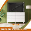 WLIVE 6 Drawer Dresser, 47.24'' Wide, TV Stand for 55 Inch TV