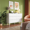 WLIVE 6 Drawer Dresser, 47.24'' Wide, TV Stand for 55 Inch TV