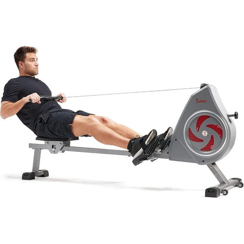 Sunny Health Fitness Dynamic Rowing Machine w/ Tablet Holder